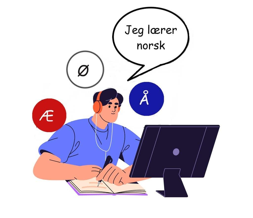 Online student of Norwegian