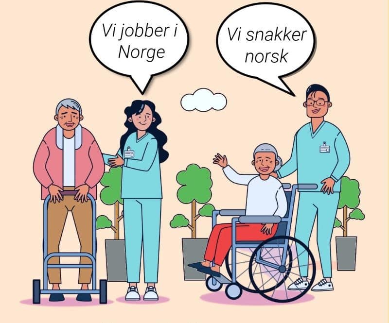 Speaking Norwegian healthcare