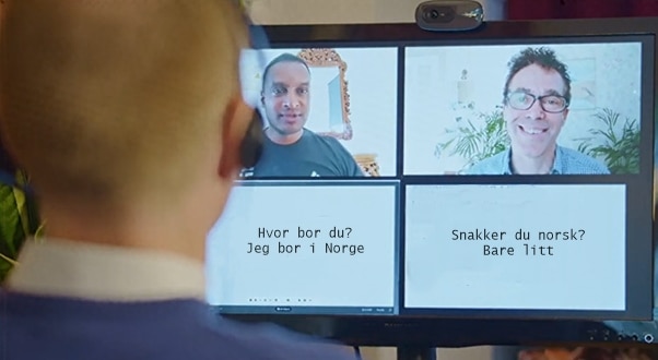 Knut offers an interactive Norwegian course online
